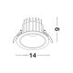 Spoturi - Spot LED incastrabil iluminat exterior IP67 BRADY 20W alb/negru