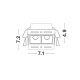 Spoturi tavan fals - Spot LED incastrabil tavan fals / plafon AKIRA 5W