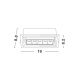 Spoturi tavan fals - Spot LED incastrabil tavan fals / plafon CANTIA 8W