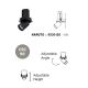 Spoturi tavan fals - Spot LED incastrabil tavan ajustabil NARUTO negru