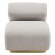 Fotolii - Fotoliu design elegant LUX Sansome, Reve grey