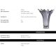 Vaze - Vaza, Vas decorativ design LUX Sutter, gri