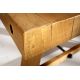 Mese dining - Masa design industrial din lemn de pin Finca 240cm, maro vintage
