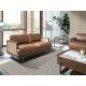 Canapele - Canapea 2 locuri design elegant LUX Brown leather