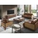 Canapele - Canapea 3 locuri design elegant LUX Brown leather