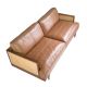 Canapele - Canapea 3 locuri design elegant LUX Brown leather