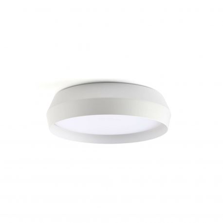Plafoniere cu spoturi, Spoturi aplicate - Lustra / Plafoniera LED design modern slim SHOKU 35cm alb