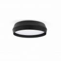 Lustra / Plafoniera LED design modern slim SHOKU 35cm negru