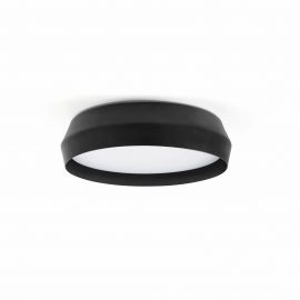 Plafoniere cu spoturi, Spoturi aplicate - Lustra / Plafoniera LED design modern slim SHOKU 35cm negru