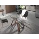 Mese extensibile - Masa extensibila deosebita design LUX Walnut-Glass 160-240x90cm