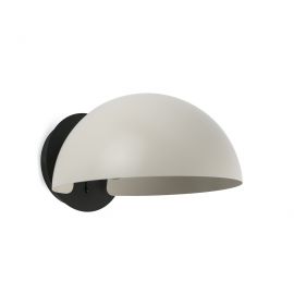Aplice, corpuri de iluminat pentru pereti - Aplica de perete metal stil industrial DOMINICA negru/bej