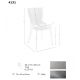 Scaune - Scaun deosebit design LUX Light grey