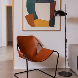 Lampadare - Lampadar/Lampa de podea metal stil industrial DOMINICA negru