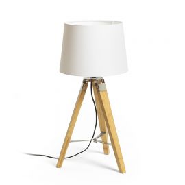 Veioze - Veioza/Lampa de masa cu trepied din lemn design decorativ ALVIS