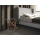 Masute Living - Masuta auxiliara design modern Walnut Round Corner