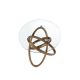 Masute Living - Masuta auxiliara design modern Walnut Round Corner