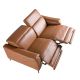 Canapele - Canapea 3 locuri eleganta, design LUX cu functia relax Cowhide brown leather