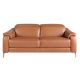 Canapele - Canapea 3 locuri eleganta, design LUX cu functia relax Cowhide brown leather