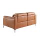 Canapele - Canapea 2 locuri eleganta, design LUX cu functia relax Cowhide brown leather