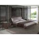 Paturi - Pat dublu design LUX Brown 180x200cm