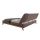 Paturi - Pat dublu design LUX Brown 180x200cm