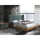 Paturi - Pat dublu design LUX Dark green 180x200cm