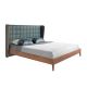 Paturi - Pat dublu design LUX Dark green 180x200cm