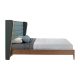 Paturi - Pat dublu design LUX Dark green 180x200cm