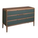 Comoda cu 3 sertare design LUX Dark green