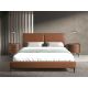 Paturi - Pat dublu tapitat design LUX Brown 180x200cm