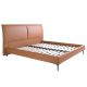 Paturi - Pat dublu tapitat design LUX Brown 180x200cm