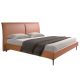 Paturi - Pat dublu tapitat design LUX Brown 180x200cm