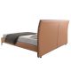 Paturi - Pat dublu tapitat design LUX Brown 180x200cm