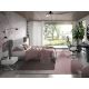 Paturi - Pat dublu tapitat design LUX Light grey 180x200cm