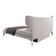 Paturi - Pat dublu tapitat design LUX Light grey 180x200cm