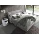 Paturi - Pat dublu tapitat design LUX Light grey 180x200cm