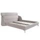 Paturi - Pat dublu tapitat design LUX Light grey 180x200cm