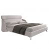 Pat dublu tapitat design LUX Light grey 180x200cm