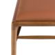 Banchete-Tabureti - Bancheta tapitata design LUX Brown 130x40cm
