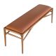 Banchete-Tabureti - Bancheta tapitata design LUX Brown 130x40cm
