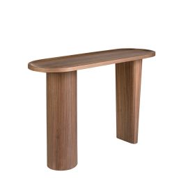 Birou design LUX Oval Walnut