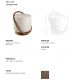 Banchete-Tabureti - Taburete deosebit design LUX Walnut