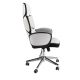 Scaune Birou cu role - Scaun de birou pivotant design modern Gris-White