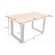 Mese dining - Masa design industrial Iron Craft 140cm Mango