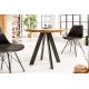 Mese dining - Masa rotunda, Masa bistro Iron Craft mango natur, 80cm