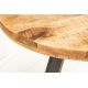 Mese dining - Masa rotunda, Masa bistro Iron Craft mango natur, 80cm