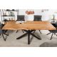 Mese dining - Masa design industrial Mammut Nature 220cm, salcam