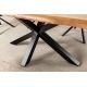 Mese dining - Masa design industrial Mammut Nature 220cm, salcam