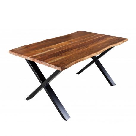 Mese dining - Masa design industrial Mammut X 160cm, salcam