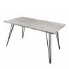 Masa design industrial vintage Scorpion 140cm, salcam gri